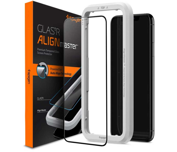 Spigen Glass FC AlignMaster do iPhone 11 - 748655 - zdjęcie